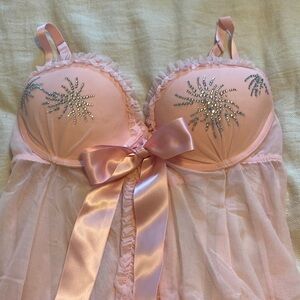 Victoria Secret Push Up Baby Doll Lingerie